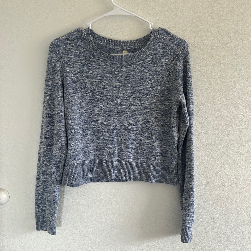 blue sweater